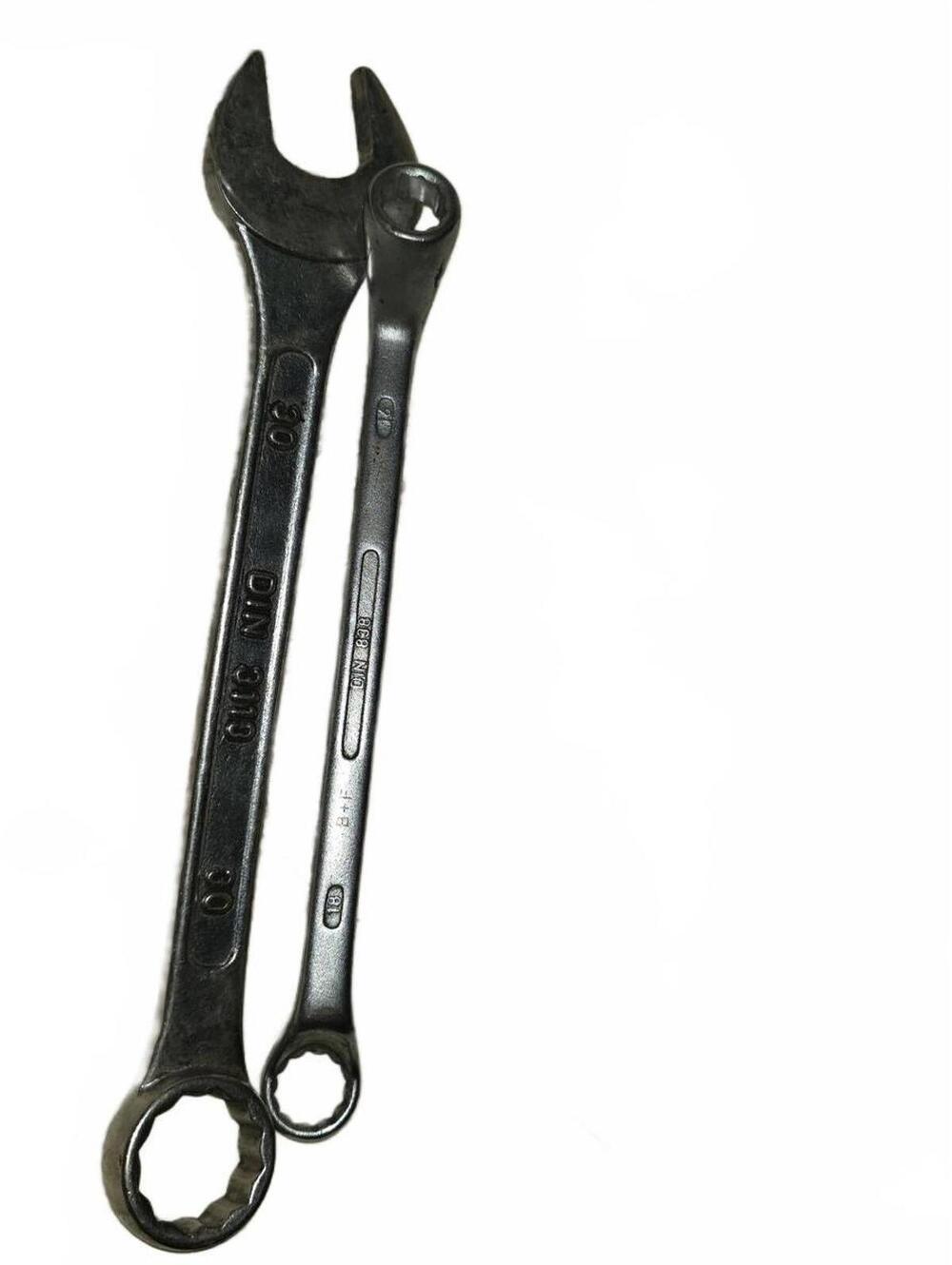 Vtg DIN 3113 & 938 Combination Wrenches 16 + 18mm & 30mm